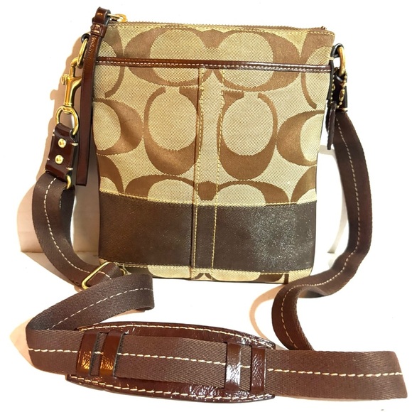 Coach vintage CC signature print canvas crossbody handbag - Picture 8 of 8